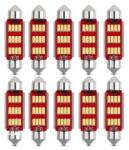Autolife SMD-ROOF-10SMD-41 - 10db-os 41MM Szofita Led 12V hűtõbordás CANBUS (21233) - aruhaz