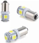 Autolife 2DB-os 5SMD BA9S(bajonett) CANBUS LED COB - fehér - 24V (22506) - aruhaz
