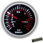 AUTOLIFE 84030 2BAR Turbónyomás mérõóra fekete számlapos (84030)