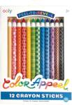 Ooly Creioane colorate Color Appeel, set de 12, cu invelis detasabil (133-111) Jucarii de constructii magnetice
