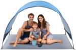 VEVOR Strandsátor 3 személyre 230x148x137 cm UV50+ napvédő strandsátor hordtáskával