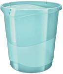 ESSELTE Colour`Ice 14 literes áttetsző kék papírkosár (626289) - officedepot