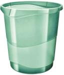 ESSELTE Colour`Ice 14 literes áttetsző zöld papírkosár (626290)