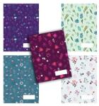 Patria Fancy Florals A4 40lapos kockás vegyes színű füzet (P1111-1686) - officedepot