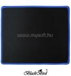 BlackBird Egérpad Gamer NanoGlide 21x25cm 3mm vastag kék varrott szegély (BH1832) (BH1832)