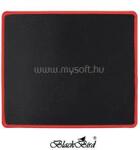 BLACKBIRD Egérpad Gamer NanoGlide 21x25cm 3mm vastag piros varrott szegély (BH1831) (BH1831)
