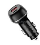 ColorWay Autós töltő, CW-CHA067PD-BK, 2xUSB (Type-C PD45W + USB QC3.0 18W) (63W), fekete (CW-CHA067PD-BK) (CW-CHA067PD-BK)
