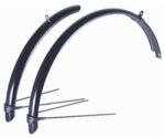 BBB sárvédő szett BFD-40 CityGuard, 22", csavaros, pálcás, fekete