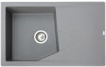 Metalac Linea Plus Metalac 372993 Gránit Mosogatótálca - Extra mély, Csepegtetőtálcás, Grafit (372993) - muszakishop