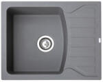 Metalac Quadro M Metalac 372986 Gránit Mosogatótálca - Extra mély, Csepegtetőtálcás, Grafit (372986) - muszakishop