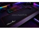 BlackBird Egérpad Gamer DeepBlack 70x30cm 3mm vastag piros varrott szegély (BH1823) (BH1823)