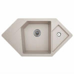 Metalac Diamond Metalac Xgranit Gránit Sarok Mosogatótálca - Design, Több színben