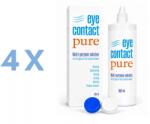 EyeContact PURE (4x360 ml), kontaktlencse folyadék lencsetartó tokkal