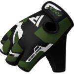RDX Sublimation F6 Gym Gloves fitness kesztyű, fekete-zöld, 2XL