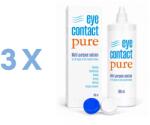 EyeContact PURE (3x360 ml), kontaktlencse folyadék lencsetartó tokkal