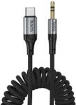 hoco. UPA33B USB-C - 3.5mm Audio kábel, 1.5m, fekete