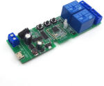 SmartWise 5V-32V - okos relé modul, 2 áramkörös, AC/DC, NO/NC, Zigbee, RF 433MHz (532V-2RF-ZB)
