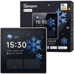 SONOFF NSPanel Pro Gen2 Smart Home Control Panel - vezérlő panel két áramkörös kapcsolóval, Wi-Fi, Zigbee, Matter, Bluetooth, fehér (NSPanel86PW-Relay)