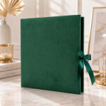 Procart Album foto elegant Velvet 500 fotografii 10x15, catifea verde, pagini negre premium (SB46500VELVETEMERALD)