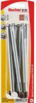 Fischer F 10 M 152 fémkeretes dübel ezüst 6 db csavarral 088683 (088683)