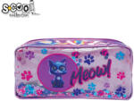 S-Cool Penar borseta paiete, 1 fermoar, MEOW, 22x11x5.5 cm - S-COOL (SC3043) Penar