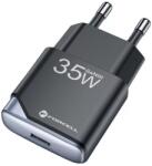 Forcell F-Energy GaN III B135101-E USB-C + USB-A töltő adapter PD QC4.0 35W fekete SP111518 (SP111518)