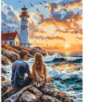 Origami Pictura pe numere 40x50 cm LW3496 (LW3496) Carte de colorat
