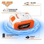 RURIS Acumulator Ruris Alfa UP 2800e X - Charge 20 V, 8Ah incarcare USB-C (28000RUR26A) (28000RUR26A)