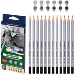 Artline Creioane grafit profesional, 12 buc/set, 4H-8B - ARTLINE (ART066)