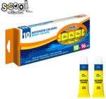 S-COOL Tempera galben lamaie, 16 ml, 10 buc/set - S-COOL (SC297)
