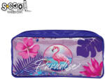 S-Cool Penar borseta paiete, 1 fermoar, FLAMINGO, 22x11x5.5 cm - S-COOL (SC3044) Penar