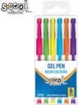 S-COOL Pix cu gel, neon, 6 buc/cutie - S-COOL (SC596)