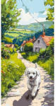 Origami Pictura pe numere 40x80 cm LW5165 (LW5165) Carte de colorat