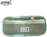 S-Cool Penar borseta Urban, 2 fermoare, GREEN, 22.5x5x11 cm - S-COOL (SC2878) Penar