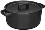 Fiskars Cratita din fonta cu capac Fiskars Folken 1075698, 4L, Negru (1075698)