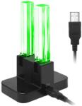 Verk 06406 töltőállomás, 4× Nintendo Switch Joy-Con-hoz, LED háttérvilágítás, USB-C