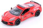Kinsmart Mașinuță metalică Kinsmart Firefighter Edition - 2021 Chevrolet Corvette, 1: 36, roșie (53115)