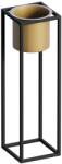 Aberto Design Decorative Pot Black Gold GED-023-A (247HFM1185)