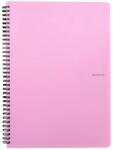 KARTON P+P Pastelini spirálfüzet A4 60 lapos vonalas Pink (8-067)