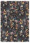 KALENDART 404 Намерени бележки C167N A5 Flowers Black бележник с цветни страници 26C167N-007 (26C167N-007)