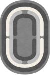Conceptum Hypnose Carpet (80 x 300) Anthracite Sftkece047-Oval