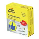 AVERY Kék lájk öntapadó jutalom címke 19mm 3861 (3861)