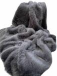  Aberto Design Sofa Shawl Anthracite Lolita 200x75 - Anthracite