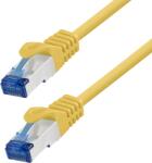 LogiLink Patch Cord Logilink C6A047S, S/FTP, Cat. 6a, 1.5 m, Yellow (C6A047S)
