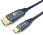 Equip USB-C към DisplayPort 8K/60Hz кабел 2 м черен 133422 (133422)