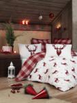  L' essential Maison Double Quilt Cover Set Claret Red White Geyik - Claret Red v2