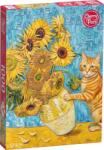 Cherry Pazzi Puzzle Cherry Pazzi din 1000 piese - Pisica și arta (31629) Puzzle