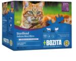 Bozita Sterilised Delicate meat menu in jelly box - vlhké krmivo pro kočku - 12x85g