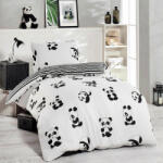  L' essentiel Maison Single Duvet Cover Set Black White Panda - Black