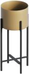 Aberto Design Decorative Pot Black Gold GED-026-A (247HFM1197)
